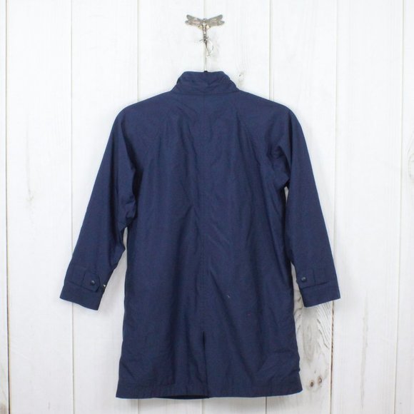 LL Bean Blue Removable Liner Waterproof Rain Jacket Size S - Picture 5 of 14